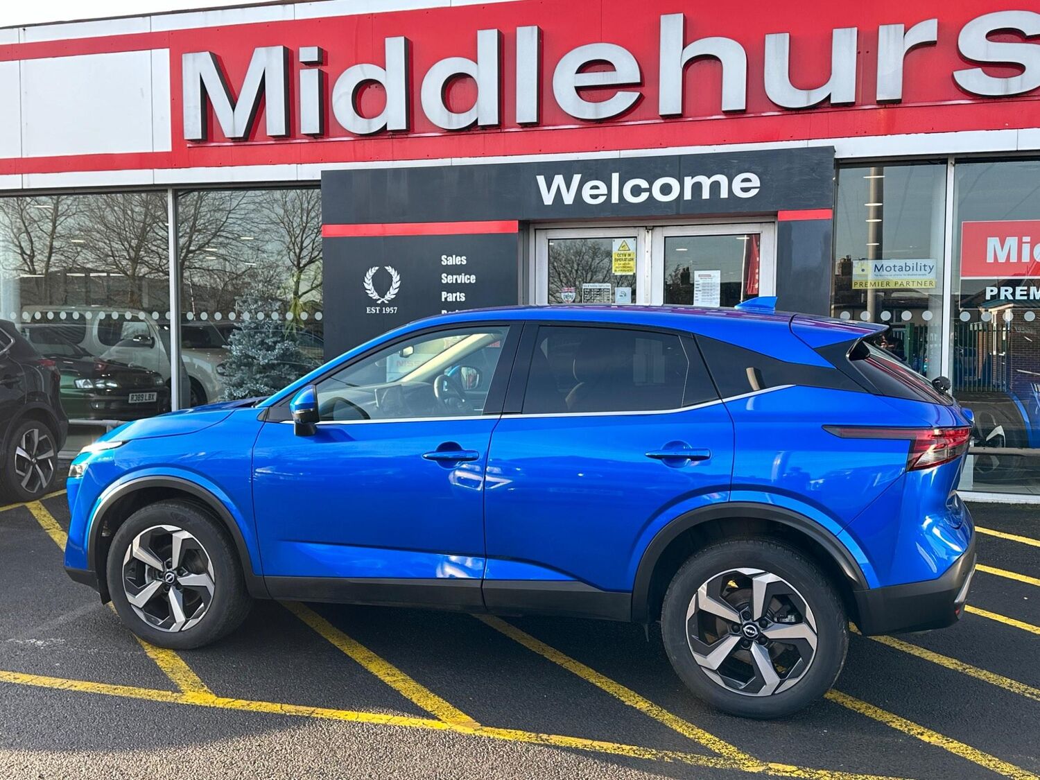 Used NISSAN QASHQAI 2022 Blue in St. Helens, Merseyside Middlehurst